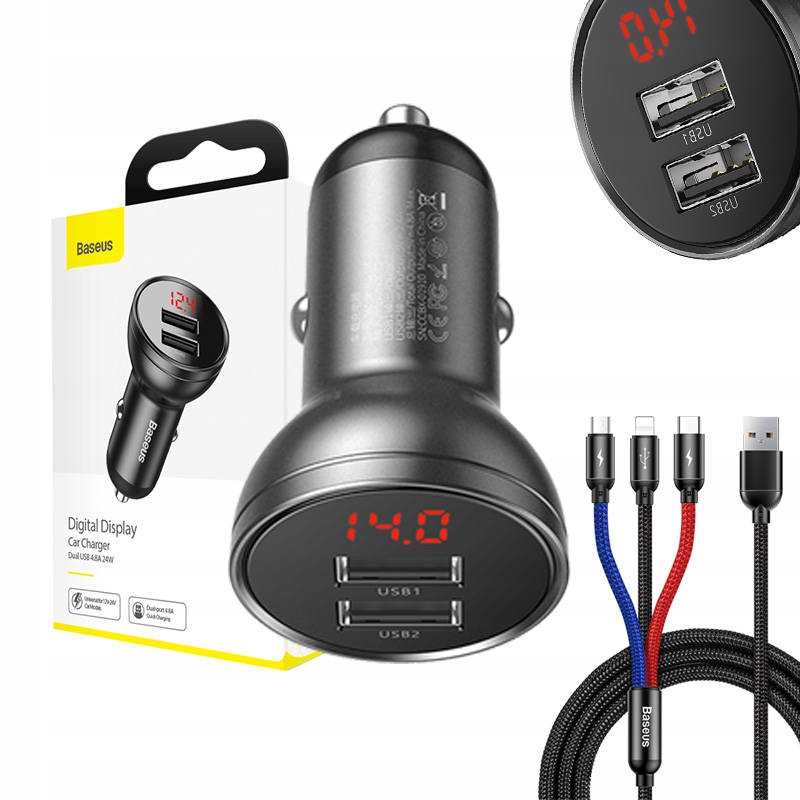 Baseus 4800 mA USB nabíjačka do auta